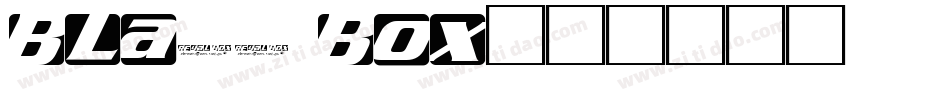 black box字体转换